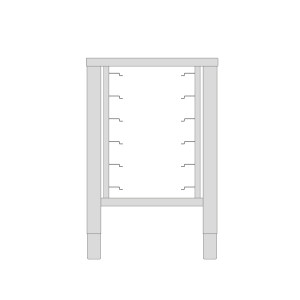 Tabel pentru Aparat de aburi compact 6X 1/1 GN
