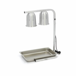 Lampă de Încălzire - 2 Zone de Încălzire - incl. 2 Lămpi și 1 x GN 1/1 Containere