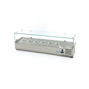 Frigider Prep de Blat - 140 cm - se potrivește 6 x GN 1/3