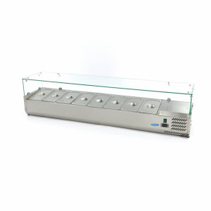 Frigider Prep de Blat - 180 cm - se potrivește 8 x GN 1/3