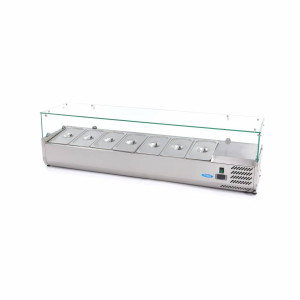 Frigider Prep de Blat - 160 cm - se potrivește 7 x GN 1/3