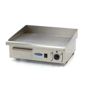 Grill cu Placă - Netedă - 55 cm - cu Spațiu de Scurgere Grill cu Placă - Netedă - 55 cm - cu Spațiu de Scurgere