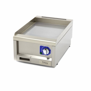 Grill cu Placă de Calitate Comercială - Netedă - Unitate Unică - 60 cm Adâncime - Electric