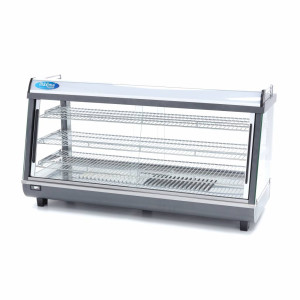 Vitrină care Menține Alimentele Calde - 186 L - 121,5 cm - 3 Rafturi