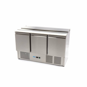 Saladetă - 400 L - 137 cm - 3 Uși - incl. Placă de Tăiere